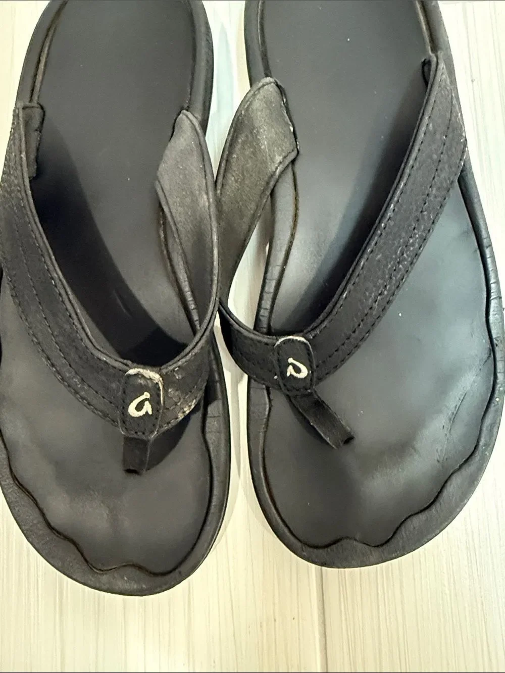 Black Olukai Women’s Flip Flop Sandals - Comfortable Everyday Wear